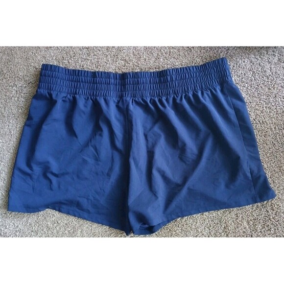 Tek Gear Mid Rise Running Shorts Size 3X Blue Activewear Drawstring Wide Waist - Picture 2 of 6